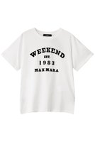【マックスマーラ/Max Mara】の【Weekend Max Mara】TENUE Tシャツ 人気、トレンドファッション・服の通販 founy(ファニー) ファッション Fashion レディースファッション Fashion for Women トップス・カットソー Cut & Sew Tops シャツ・ブラウス・オフィスカジュアル Elegant Blouses & Button-Ups ロングTシャツ・Tシャツ Longline T-Shirts & Tees カットソー・ベーシックTシャツ Cut-and-Sewn Tops / Stretch Tees & Basics 2026年 2026 インナー Innerwear ショート Short, Short Length スリーブ Sleeve, Long Sleeve / Short Sleeve バランス Balance, Style Balance モダン Modern, Contemporary 夏 Summer 春 Spring S/S・春夏 SS, Spring/Summer, Warm Season |ID:prp329100004858341