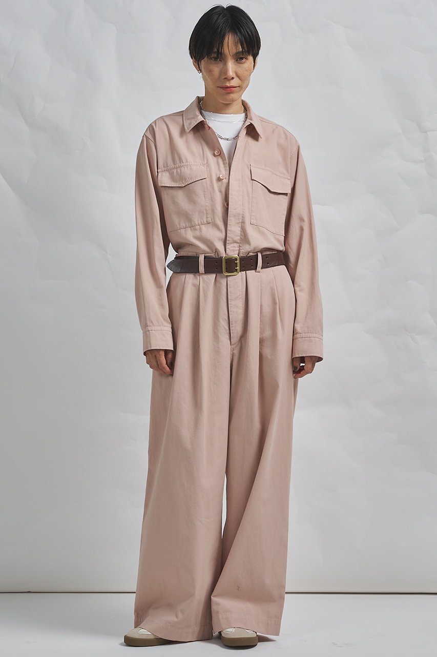 【ウィムガゼット/Whim Gazette】の【GEMINI】製品染めオールインワン インテリア・キッズ・メンズ・レディースファッション・服の通販 founy(ファニー) 　ファッション　Fashion　レディースファッション　Fashion for Women　パンツ　Pants & Trousers　2026年　2026　おすすめ　Recommended / Our Picks　オックス　Oxford Fabric　スーツ　Suit, Formalwear　ヴィンテージ　Vintage Style　夏　Summer　春　Spring　S/S・春夏　SS, Spring/Summer, Warm Season　ピンク|ID: prp329100004858342 ipo3291000000035908220