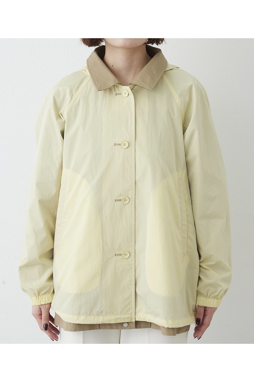 【ウィムガゼット/Whim Gazette】の【GEMINI】フードリバーシブルコート 人気、トレンドファッション・服の通販 founy(ファニー) 　ファッション　Fashion　レディースファッション　Fashion for Women　アウター　Coat / Outerwear Collection　コート・ロングコート・ピーコート　Long Coats, Peacoats & More　2026年　2026　イエロー　Yellow　ショート　Short, Short Length　タイプライター　Typewriter Fabric, Crisp Cotton　タフタ　Taffeta, Structured Fabric　ハーフ　Half, Half-Length　ブルゾン　Blouson, Bomber Jacket　リバーシブル　Reversible, Two-Sided　夏　Summer　春　Spring　S/S・春夏　SS, Spring/Summer, Warm Season　other-6|ID: prp329100004858343 ipo3291000000035908235