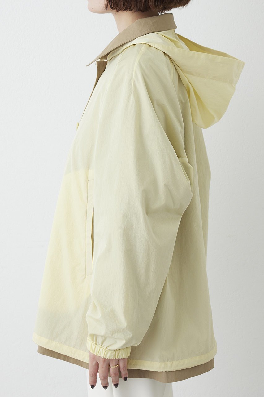 【ウィムガゼット/Whim Gazette】の【GEMINI】フードリバーシブルコート 人気、トレンドファッション・服の通販 founy(ファニー) 　ファッション　Fashion　レディースファッション　Fashion for Women　アウター　Coat / Outerwear Collection　コート・ロングコート・ピーコート　Long Coats, Peacoats & More　2026年　2026　イエロー　Yellow　ショート　Short, Short Length　タイプライター　Typewriter Fabric, Crisp Cotton　タフタ　Taffeta, Structured Fabric　ハーフ　Half, Half-Length　ブルゾン　Blouson, Bomber Jacket　リバーシブル　Reversible, Two-Sided　夏　Summer　春　Spring　S/S・春夏　SS, Spring/Summer, Warm Season　other-7|ID: prp329100004858343 ipo3291000000035908236