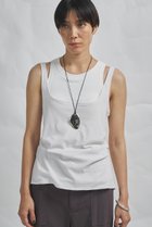 【ウィムガゼット/Whim Gazette】の【GEMINI】マルチwayノースリーブカットソー 人気、トレンドファッション・服の通販 founy(ファニー) ファッション Fashion レディースファッション Fashion for Women トップス・カットソー Cut & Sew Tops キャミソール&ノースリーブ Camisoles & Sleeveless Tops シャツ・ブラウス・オフィスカジュアル Elegant Blouses & Button-Ups ロングTシャツ・Tシャツ Longline T-Shirts & Tees カットソー・ベーシックTシャツ Cut-and-Sewn Tops / Stretch Tees & Basics 2026年 2026 おすすめ Recommended / Our Picks インナー Innerwear キャミソール Camisole, Spaghetti Strap Top タンク Tank Top, Sleeveless Top 夏 Summer 春 Spring S/S・春夏 SS, Spring/Summer, Warm Season thumbnail オフホワイト|ID: prp329100004858345 ipo3291000000035908248