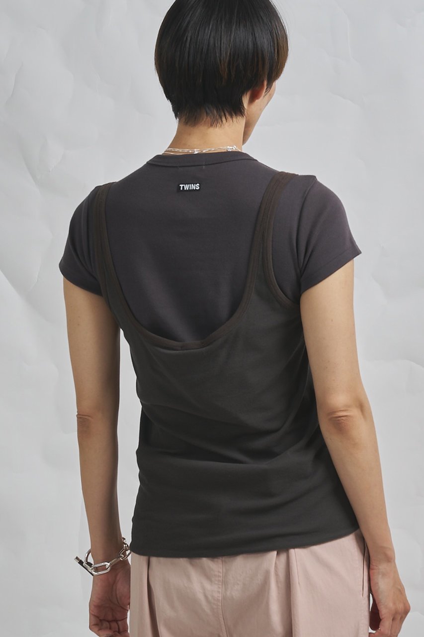 【ウィムガゼット/Whim Gazette】の【GEMINI】マルチwayノースリーブカットソー 人気、トレンドファッション・服の通販 founy(ファニー) 　ファッション　Fashion　レディースファッション　Fashion for Women　トップス・カットソー　Cut & Sew Tops　キャミソール&ノースリーブ　Camisoles & Sleeveless Tops　シャツ・ブラウス・オフィスカジュアル　Elegant Blouses & Button-Ups　ロングTシャツ・Tシャツ　Longline T-Shirts & Tees　カットソー・ベーシックTシャツ　Cut-and-Sewn Tops / Stretch Tees & Basics　2026年　2026　おすすめ　Recommended / Our Picks　インナー　Innerwear　キャミソール　Camisole, Spaghetti Strap Top　タンク　Tank Top, Sleeveless Top　夏　Summer　春　Spring　S/S・春夏　SS, Spring/Summer, Warm Season　other-3|ID: prp329100004858345 ipo3291000000035908251