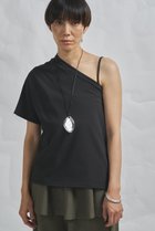 【ウィムガゼット/Whim Gazette】の【GEMINI】ワンショルダーカットソー 人気、トレンドファッション・服の通販 founy(ファニー) ファッション Fashion レディースファッション Fashion for Women トップス・カットソー Cut & Sew Tops シャツ・ブラウス・オフィスカジュアル Elegant Blouses & Button-Ups ロングTシャツ・Tシャツ Longline T-Shirts & Tees カットソー・ベーシックTシャツ Cut-and-Sewn Tops / Stretch Tees & Basics 2026年 2026 アシンメトリー Asymmetrical Style インナー Innerwear ショート Short, Short Length ジャケット Jacket, Outerwear スリーブ Sleeve, Long Sleeve / Short Sleeve ツイル Twist, Twisted Detail ヴィンテージ Vintage Style 夏 Summer 春 Spring S/S・春夏 SS, Spring/Summer, Warm Season thumbnail チャコールグレー|ID: prp329100004858347 ipo3291000000035908266