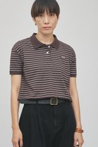 【ウィムガゼット/Whim Gazette】の【GEMINI】ボーダーポロカットソー 人気、トレンドファッション・服の通販 founy(ファニー) ファッション Fashion レディースファッション Fashion for Women トップス・カットソー Cut & Sew Tops シャツ・ブラウス・オフィスカジュアル Elegant Blouses & Button-Ups ロングTシャツ・Tシャツ Longline T-Shirts & Tees カットソー・ベーシックTシャツ Cut-and-Sewn Tops / Stretch Tees & Basics 2026年 2026 インナー Innerwear ショート Short, Short Length ジャケット Jacket, Outerwear ストリング String, Drawstring スリーブ Sleeve, Long Sleeve / Short Sleeve バランス Balance, Style Balance ボトム Bottoms, Lower Wear ボーダー Border, Stripe ポロシャツ Polo Shirt, Collared Tee 夏 Summer 春 Spring S/S・春夏 SS, Spring/Summer, Warm Season thumbnail ブラウン|ID: prp329100004858348 ipo3291000000035908273