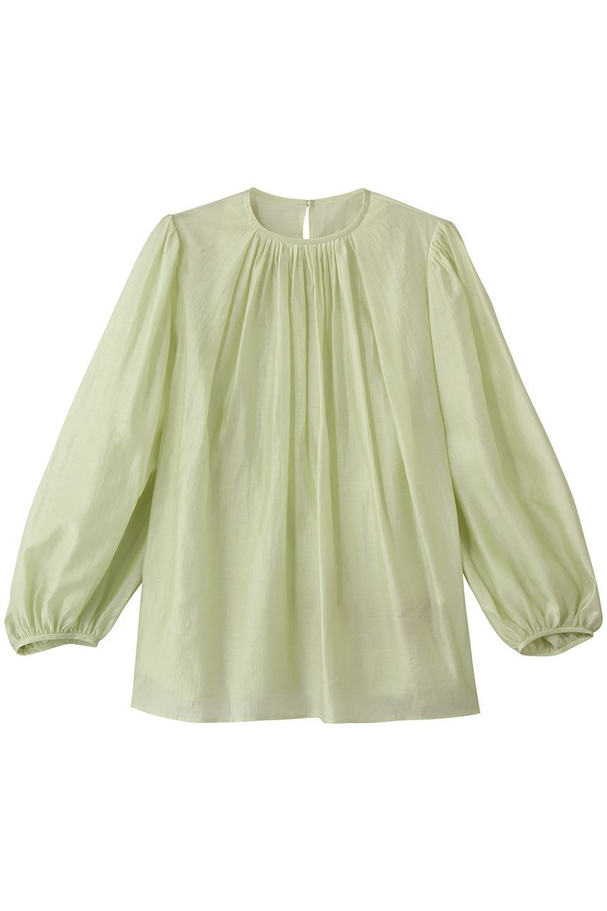 【プレインピープル/PLAIN PEOPLE】のドレープスリーブシャツ インテリア・キッズ・メンズ・レディースファッション・服の通販 founy(ファニー) 　ファッション　Fashion　レディースファッション　Fashion for Women　トップス・カットソー　Cut & Sew Tops　シャツ・ブラウス・オフィスカジュアル　Elegant Blouses & Button-Ups　2026年　2026　エアリー　Airy Texture　オケージョン　Occasion Wear　スリーブ　Sleeve, Long Sleeve / Short Sleeve　ボトム　Bottoms, Lower Wear　ロング　Long, Long-Length　エレガント 上品　Elegant　夏　Summer　春　Spring　S/S・春夏　SS, Spring/Summer, Warm Season　ビジネス 仕事 通勤　Business / Work / Commuting　イエロー|ID: prp329100004858357 ipo3291000000035908337