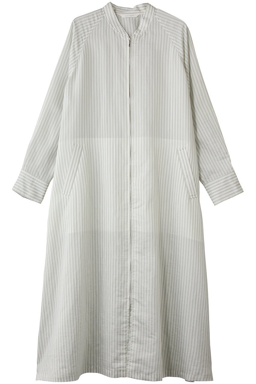 【プレインピープル/PLAIN PEOPLE】のジッパーシャツコート インテリア・キッズ・メンズ・レディースファッション・服の通販 founy(ファニー) 　ファッション　Fashion　レディースファッション　Fashion for Women　アウター　Coat / Outerwear Collection　コート・ロングコート・ピーコート　Long Coats, Peacoats & More　2026年　2026　リラックス　Relax, Relaxed Fit　ロング　Long, Long-Length　夏　Summer　春　Spring　S/S・春夏　SS, Spring/Summer, Warm Season　セージ|ID: prp329100004858358 ipo3291000000035908345