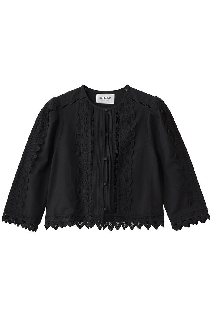 【マリリンムーン/MARILYN MOON】の【SOI-MeME】コードレースブラウスジャケット インテリア・キッズ・メンズ・レディースファッション・服の通販 founy(ファニー) https://founy.com/ ファッション Fashion レディースファッション Fashion for Women アウター Coat / Outerwear Collection レディースジャケット・軽アウター Jackets 2026年 2026 コンパクト Compact, Small Size ジャケット Jacket, Outerwear ストレッチ Stretch, Stretchy Fabric レース Lace, Lace Fabric ロング Long, Long-Length 夏 Summer 春 Spring S/S・春夏 SS, Spring/Summer, Warm Season 透かし Cut-Out, Lacework |ID: prp329100004858370 ipo3291000000035908450