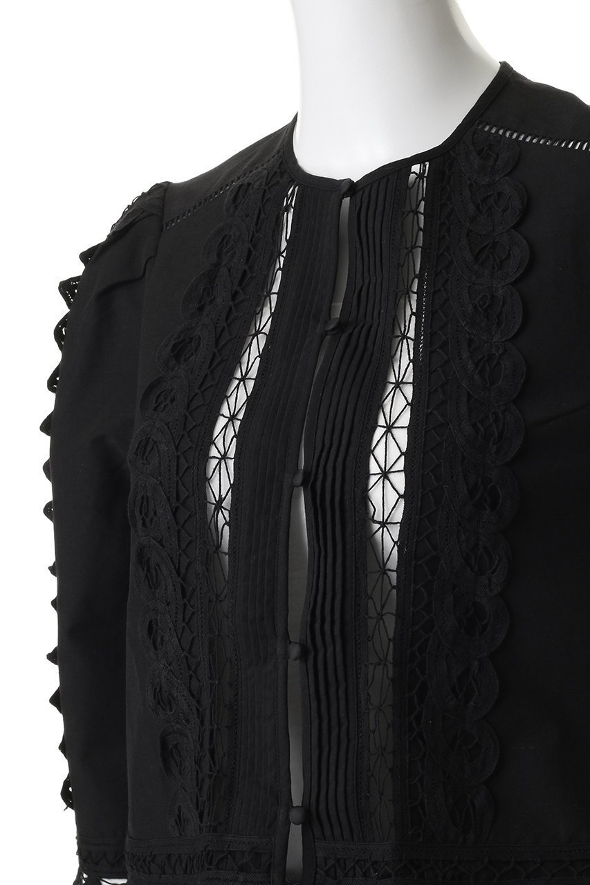 【マリリンムーン/MARILYN MOON】の【SOI-MeME】コードレースブラウスジャケット 人気、トレンドファッション・服の通販 founy(ファニー) 　ファッション　Fashion　レディースファッション　Fashion for Women　アウター　Coat / Outerwear Collection　レディースジャケット・軽アウター　Jackets　2026年　2026　コンパクト　Compact, Small Size　ジャケット　Jacket, Outerwear　ストレッチ　Stretch, Stretchy Fabric　レース　Lace, Lace Fabric　ロング　Long, Long-Length　夏　Summer　春　Spring　S/S・春夏　SS, Spring/Summer, Warm Season　透かし　Cut-Out, Lacework　other-5|ID: prp329100004858370 ipo3291000000035908456