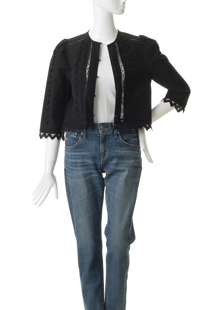 【マリリンムーン/MARILYN MOON】の【SOI-MeME】コードレースブラウスジャケット 人気、トレンドファッション・服の通販 founy(ファニー) 　ファッション　Fashion　レディースファッション　Fashion for Women　アウター　Coat / Outerwear Collection　レディースジャケット・軽アウター　Jackets　2026年　2026　コンパクト　Compact, Small Size　ジャケット　Jacket, Outerwear　ストレッチ　Stretch, Stretchy Fabric　レース　Lace, Lace Fabric　ロング　Long, Long-Length　夏　Summer　春　Spring　S/S・春夏　SS, Spring/Summer, Warm Season　透かし　Cut-Out, Lacework　other-7|ID: prp329100004858370 ipo3291000000035908458
