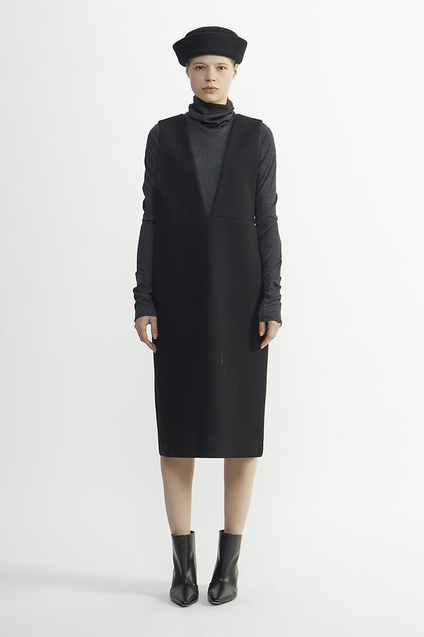 【プレインピープル/PLAIN PEOPLE】のスポンジダブルフェイス 人気、トレンドファッション・服の通販 founy(ファニー) 　ファッション　Fashion　レディースファッション　Fashion for Women　ワンピース　Dresses　チュニック　Tunic Tops & Dresses　おすすめ　Recommended / Our Picks　チュニック　Tunic, Long Top　ボンディング　Bonding, Bonded Fabric　other-2|ID: prp329100004859485 ipo3291000000035945402