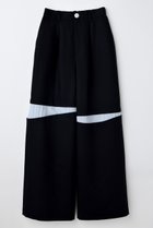 【ナゴンスタンス/nagonstans】の【2/18 12:00販売開始】slit trousers 人気、トレンドファッション・服の通販 founy(ファニー) ファッション Fashion レディースファッション Fashion for Women パンツ Pants & Trousers アシンメトリー Asymmetrical Style シンプル Simple, Minimal ストレート Straight, Straight Cut スリット Slit, Slit Detail ワイド Wide, Wide Fit 切替 Switching, Contrast Panel thumbnail Space|ID: prp329100004859489 ipo3291000000035945487