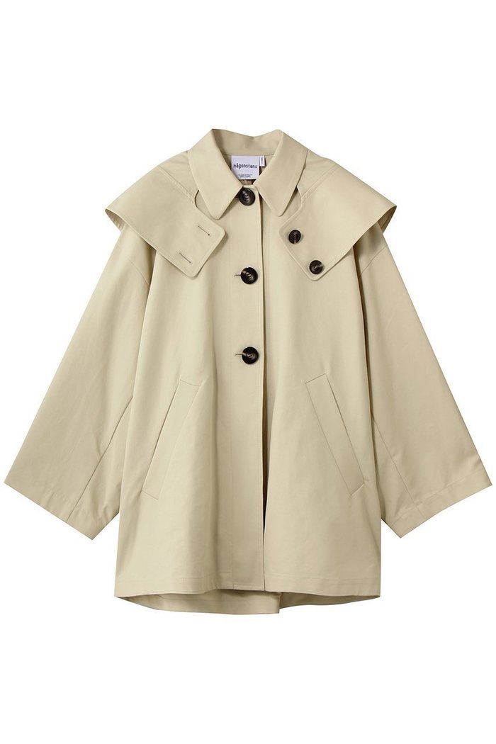 【ナゴンスタンス/nagonstans】のcircle coat インテリア・キッズ・メンズ・レディースファッション・服の通販 founy(ファニー) https://founy.com/ ファッション Fashion レディースファッション Fashion for Women アウター Coat / Outerwear Collection コート・ロングコート・ピーコート Long Coats, Peacoats & More サークル Circle, Round Design トレンチ Trench, Trench Coat ロング Long, Long-Length |ID: prp329100004859490 ipo3291000000036519844