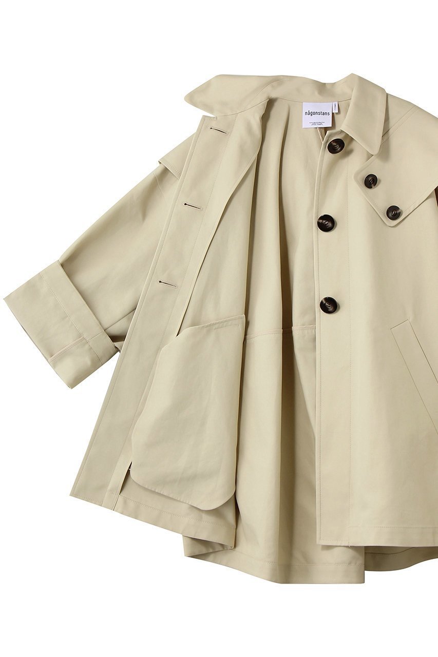 【ナゴンスタンス/nagonstans】のcircle coat 人気、トレンドファッション・服の通販 founy(ファニー) 　ファッション　Fashion　レディースファッション　Fashion for Women　アウター　Coat / Outerwear Collection　コート・ロングコート・ピーコート　Long Coats, Peacoats & More　サークル　Circle, Round Design　トレンチ　Trench, Trench Coat　ロング　Long, Long-Length　other-6|ID: prp329100004859490 ipo3291000000036619535