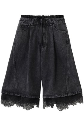 【メゾンスペシャル/MAISON SPECIAL】のMulti-Way Layered Denim Shorts/マルチウェイレイヤードデニムショートパンツ 人気、トレンドファッション・服の通販 founy(ファニー) ファッション Fashion レディースファッション Fashion for Women パンツ Pants & Trousers ショートパンツ・ハーフパンツ High-Waisted & Relaxed Shorts ショート Short, Short Length チュール Tulip, Tulip Motif デニム Denim, Jeans Material ミックス Mix, Mixed Style レース Lace, Lace Fabric 新作・新入荷 New Arrivals / New In |ID:prp329100004859492