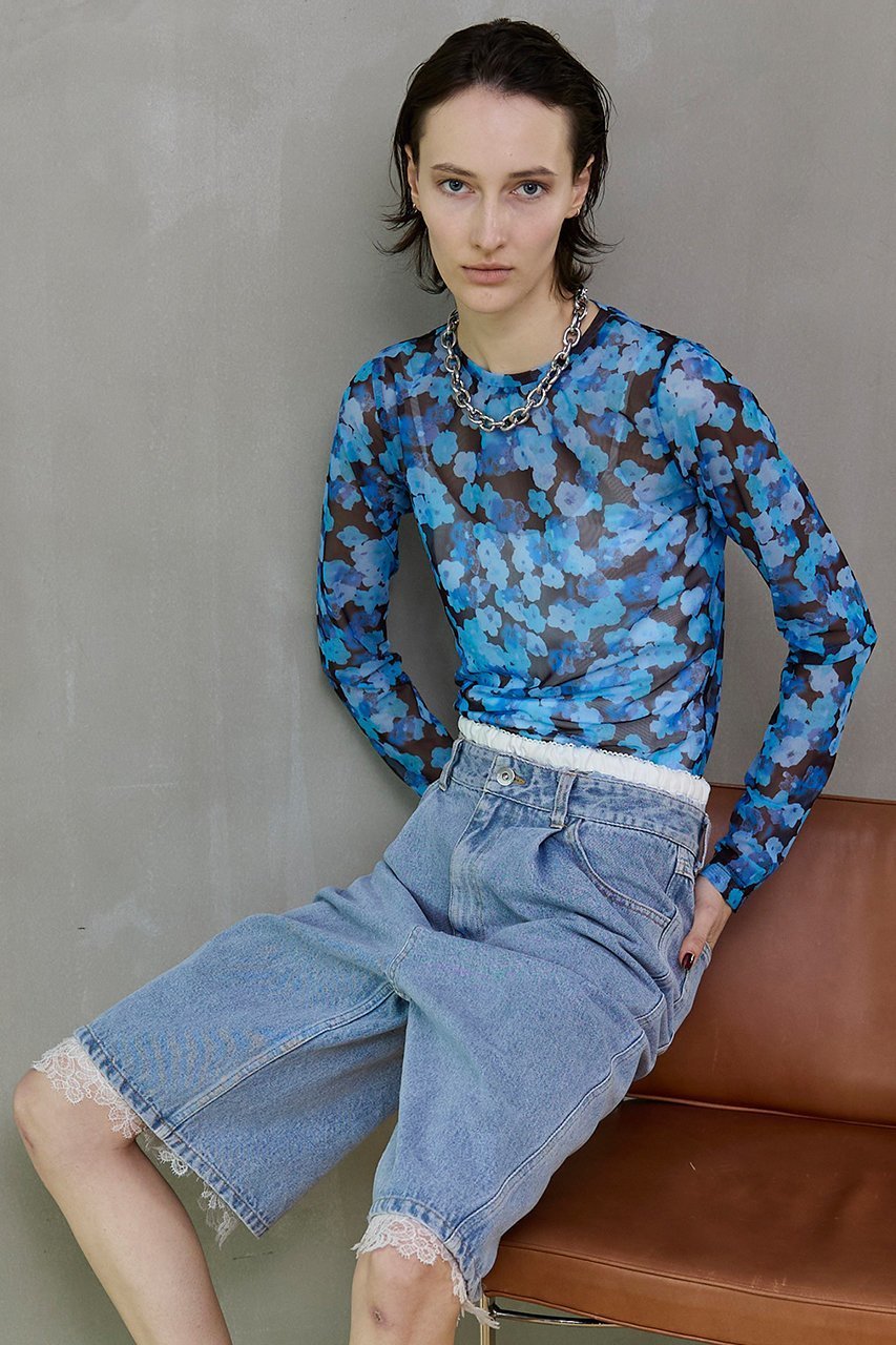 【メゾンスペシャル/MAISON SPECIAL】のMulti-Way Layered Denim Shorts/マルチウェイレイヤードデニムショートパンツ 人気、トレンドファッション・服の通販 founy(ファニー) 　ファッション　Fashion　レディースファッション　Fashion for Women　パンツ　Pants & Trousers　ショートパンツ・ハーフパンツ　High-Waisted & Relaxed Shorts　ショート　Short, Short Length　チュール　Tulip, Tulip Motif　デニム　Denim, Jeans Material　ミックス　Mix, Mixed Style　レース　Lace, Lace Fabric　新作・新入荷　New Arrivals / New In　other-8|ID: prp329100004859492 ipo3291000000035945506