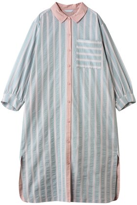 【キッドブルー/KID BLUE】 オーガニックコットンからみ織りナイティ人気、トレンドファッション・服の通販 founy(ファニー) ファッション Fashion レディースファッション Fashion for Women ワンピース Dresses スリーブ Sleeve, Long Sleeve / Short Sleeve パジャマ Pajamas, Sleepwear リラックス Relax, Relaxed Fit ロング Long, Long-Length 夏 Summer 新作・新入荷 New Arrivals / New In 旅行 Travel 春 Spring S/S・春夏 SS, Spring/Summer, Warm Season |ID:prp329100004859495