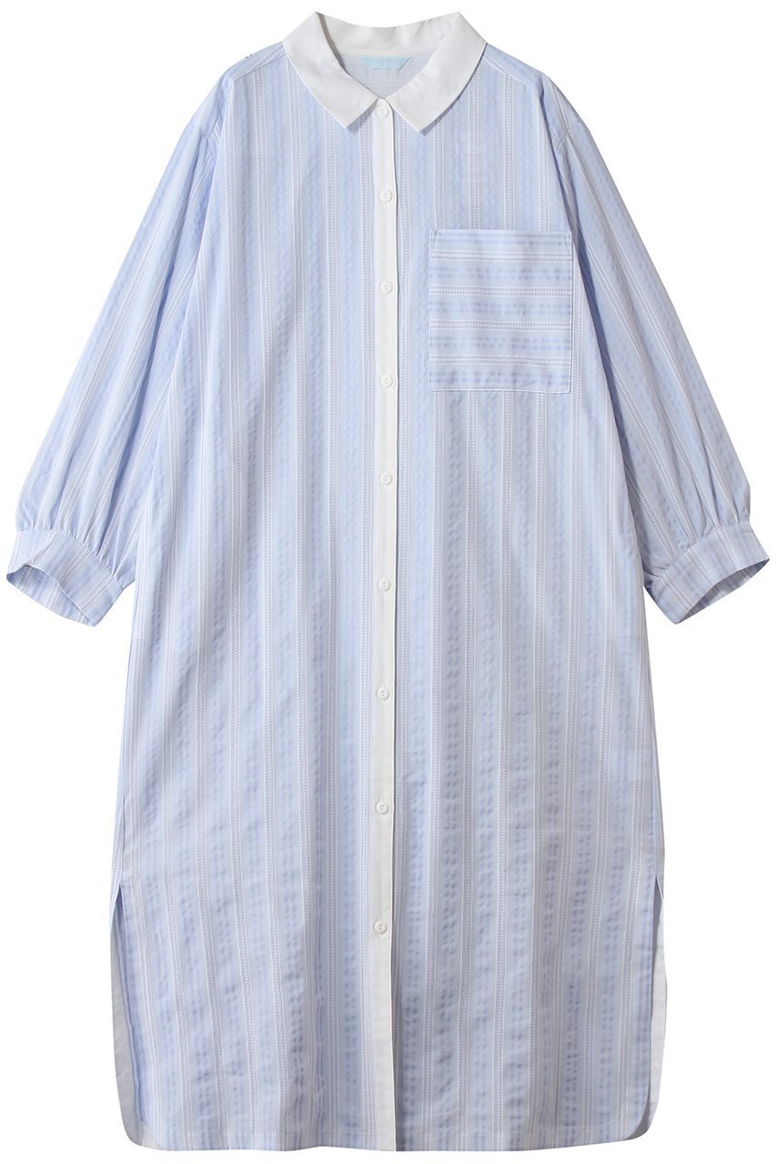 【キッドブルー/KID BLUE】のオーガニックコットンからみ織りナイティ インテリア・キッズ・メンズ・レディースファッション・服の通販 founy(ファニー) 　ファッション　Fashion　レディースファッション　Fashion for Women　ワンピース　Dresses　スリーブ　Sleeve, Long Sleeve / Short Sleeve　パジャマ　Pajamas, Sleepwear　リラックス　Relax, Relaxed Fit　ロング　Long, Long-Length　夏　Summer　新作・新入荷　New Arrivals / New In　旅行　Travel　春　Spring　S/S・春夏　SS, Spring/Summer, Warm Season　ラベンダー|ID: prp329100004859495 ipo3291000000035952215