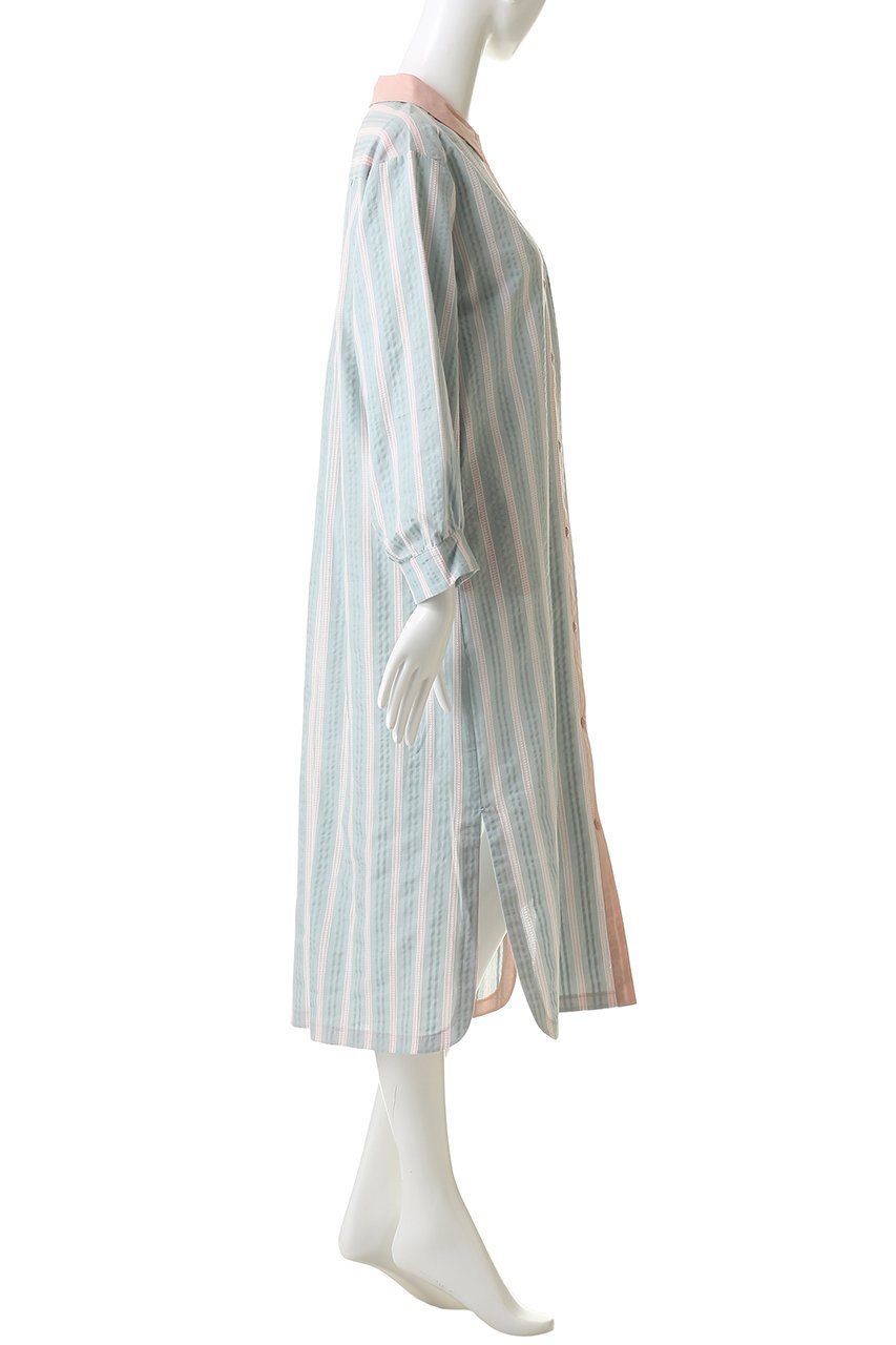 【キッドブルー/KID BLUE】のオーガニックコットンからみ織りナイティ 人気、トレンドファッション・服の通販 founy(ファニー) 　ファッション　Fashion　レディースファッション　Fashion for Women　ワンピース　Dresses　スリーブ　Sleeve, Long Sleeve / Short Sleeve　パジャマ　Pajamas, Sleepwear　リラックス　Relax, Relaxed Fit　ロング　Long, Long-Length　夏　Summer　新作・新入荷　New Arrivals / New In　旅行　Travel　春　Spring　S/S・春夏　SS, Spring/Summer, Warm Season　other-3|ID: prp329100004859495 ipo3291000000035952217