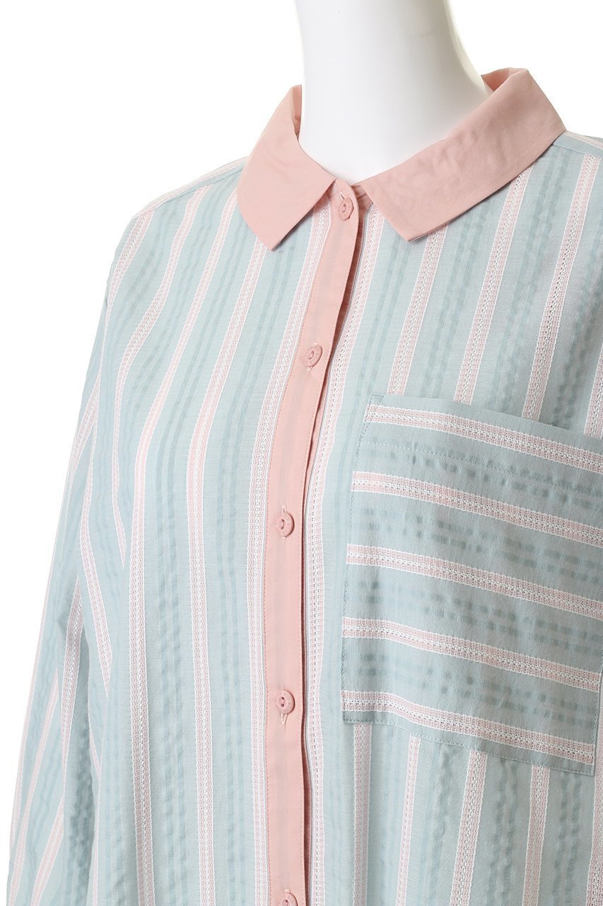 【キッドブルー/KID BLUE】のオーガニックコットンからみ織りナイティ 人気、トレンドファッション・服の通販 founy(ファニー) 　ファッション　Fashion　レディースファッション　Fashion for Women　ワンピース　Dresses　スリーブ　Sleeve, Long Sleeve / Short Sleeve　パジャマ　Pajamas, Sleepwear　リラックス　Relax, Relaxed Fit　ロング　Long, Long-Length　夏　Summer　新作・新入荷　New Arrivals / New In　旅行　Travel　春　Spring　S/S・春夏　SS, Spring/Summer, Warm Season　other-5|ID: prp329100004859495 ipo3291000000035952219