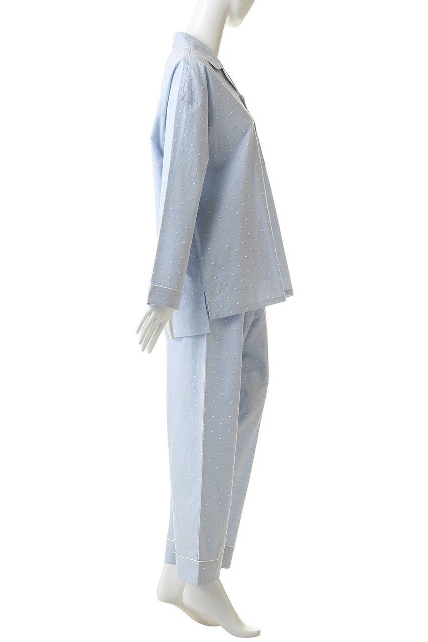 【キッドブルー/KID BLUE】の26ドビードットシャンブレーパジャマ 人気、トレンドファッション・服の通販 founy(ファニー) ファッション Fashion レディースファッション Fashion for Women トップス・カットソー Cut & Sew Tops シャンブレー Chambray, Denim-Like Fabric スリーブ Sleeve, Long Sleeve / Short Sleeve パジャマ Pajamas, Sleepwear ロング Long, Long-Length 定番 Standard, Basic Item 新作・新入荷 New Arrivals / New In other-3|ID: prp329100004859506 ipo3291000000035952298