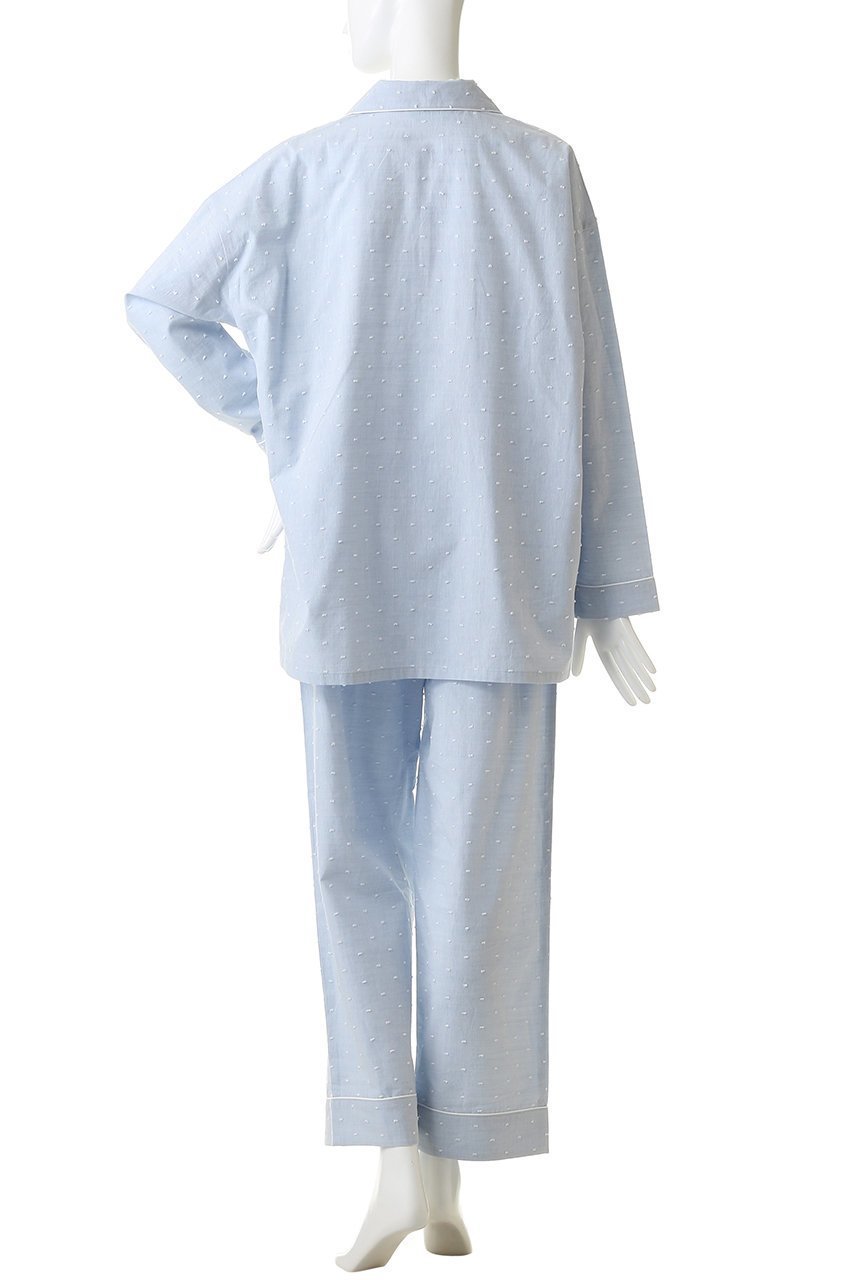 【キッドブルー/KID BLUE】の26ドビードットシャンブレーパジャマ 人気、トレンドファッション・服の通販 founy(ファニー) ファッション Fashion レディースファッション Fashion for Women トップス・カットソー Cut & Sew Tops シャンブレー Chambray, Denim-Like Fabric スリーブ Sleeve, Long Sleeve / Short Sleeve パジャマ Pajamas, Sleepwear ロング Long, Long-Length 定番 Standard, Basic Item 新作・新入荷 New Arrivals / New In other-4|ID: prp329100004859506 ipo3291000000035952299