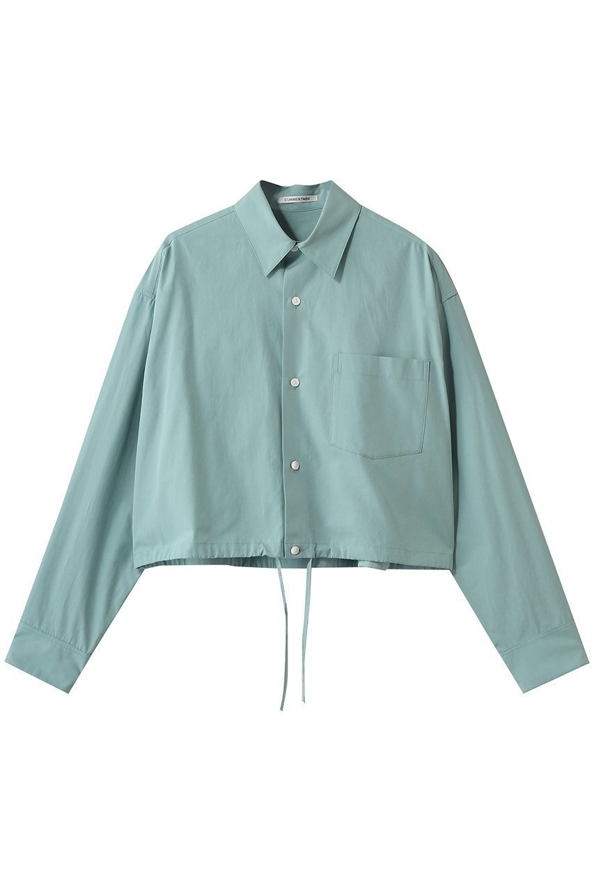 【マルティニーク/martinique】の【CURRENTAGE】タイプライターシャツブルゾン インテリア・キッズ・メンズ・レディースファッション・服の通販 founy(ファニー) 　ファッション　Fashion　レディースファッション　Fashion for Women　アウター　Coat / Outerwear Collection　ブルゾンジャケット・スポーティアウター　Blouson Jackets　トップス・カットソー　Cut & Sew Tops　シャツ・ブラウス・オフィスカジュアル　Elegant Blouses & Button-Ups　2026年　2026　ショート　Short, Short Length　スリーブ　Sleeve, Long Sleeve / Short Sleeve　タイトスカート　Pencil Skirt, Tight Skirt　タイプライター　Typewriter Fabric, Crisp Cotton　ブルゾン　Blouson, Bomber Jacket　ボトム　Bottoms, Lower Wear　ロング　Long, Long-Length　夏　Summer　春　Spring　S/S・春夏　SS, Spring/Summer, Warm Season　グリーン|ID: prp329100004859515 ipo3291000000035952389