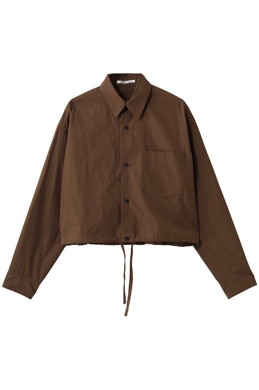 【マルティニーク/martinique】の【CURRENTAGE】タイプライターシャツブルゾン インテリア・キッズ・メンズ・レディースファッション・服の通販 founy(ファニー) 　ファッション　Fashion　レディースファッション　Fashion for Women　アウター　Coat / Outerwear Collection　ブルゾンジャケット・スポーティアウター　Blouson Jackets　トップス・カットソー　Cut & Sew Tops　シャツ・ブラウス・オフィスカジュアル　Elegant Blouses & Button-Ups　2026年　2026　ショート　Short, Short Length　スリーブ　Sleeve, Long Sleeve / Short Sleeve　タイトスカート　Pencil Skirt, Tight Skirt　タイプライター　Typewriter Fabric, Crisp Cotton　ブルゾン　Blouson, Bomber Jacket　ボトム　Bottoms, Lower Wear　ロング　Long, Long-Length　夏　Summer　春　Spring　S/S・春夏　SS, Spring/Summer, Warm Season　ブラウン|ID: prp329100004859515 ipo3291000000035952390