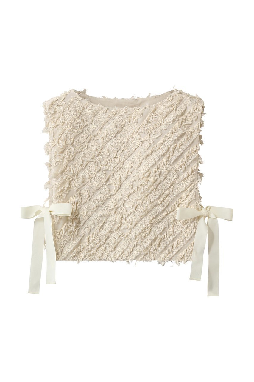 【プレインピープル/PLAIN PEOPLE】のフリンジリボンベスト 人気、トレンドファッション・服の通販 founy(ファニー) 　ファッション　Fashion　レディースファッション　Fashion for Women　アウター　Coat / Outerwear Collection　レディースジャケット・軽アウター　Jackets　2026年　2026　キャミソール　Camisole, Spaghetti Strap Top　ジャケット　Jacket, Outerwear　ストライプ　Stripe, Striped Pattern　フェミニン　Feminine, Girly　フリンジ　Fringe, Tassel　ベスト　Vest, Waistcoat　リボン　Ribbon, Bow　ロング　Long, Long-Length　夏　Summer　春　Spring　S/S・春夏　SS, Spring/Summer, Warm Season　長袖　Long Sleeve, Full Sleeve　 other-1|ID: prp329100004859533 ipo3291000000035952529