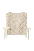 【プレインピープル/PLAIN PEOPLE】のフリンジリボンベスト アイボリー|ID: prp329100004859533 ipo3291000000035952530