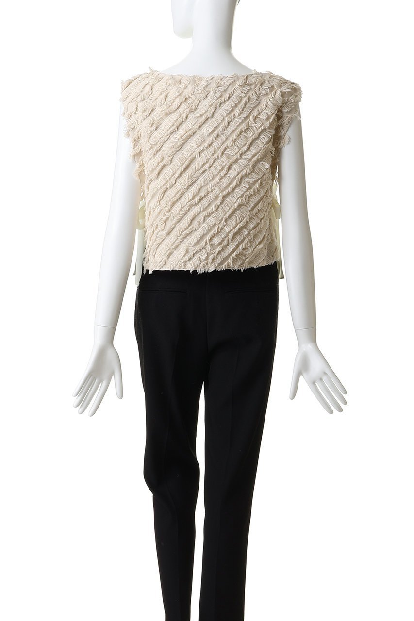 【プレインピープル/PLAIN PEOPLE】のフリンジリボンベスト 人気、トレンドファッション・服の通販 founy(ファニー) 　ファッション　Fashion　レディースファッション　Fashion for Women　アウター　Coat / Outerwear Collection　レディースジャケット・軽アウター　Jackets　2026年　2026　キャミソール　Camisole, Spaghetti Strap Top　ジャケット　Jacket, Outerwear　ストライプ　Stripe, Striped Pattern　フェミニン　Feminine, Girly　フリンジ　Fringe, Tassel　ベスト　Vest, Waistcoat　リボン　Ribbon, Bow　ロング　Long, Long-Length　夏　Summer　春　Spring　S/S・春夏　SS, Spring/Summer, Warm Season　長袖　Long Sleeve, Full Sleeve　other-4|ID: prp329100004859533 ipo3291000000035952533