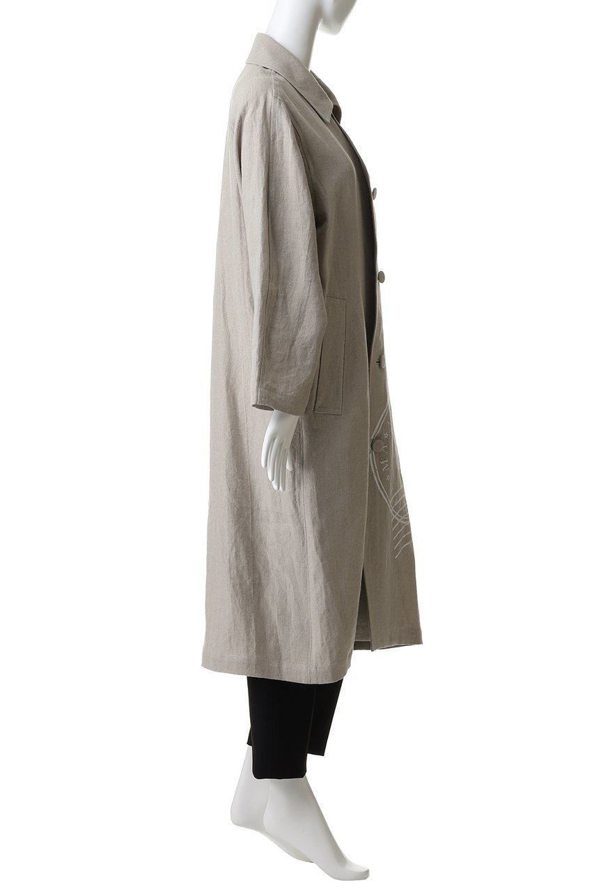 【プレインピープル/PLAIN PEOPLE】のビッグロゴリネンコート 人気、トレンドファッション・服の通販 founy(ファニー) ファッション Fashion レディースファッション Fashion for Women アウター Coat / Outerwear Collection コート・ロングコート・ピーコート Long Coats, Peacoats & More 2026年 2026 おすすめ Recommended / Our Picks スリーブ Sleeve, Long Sleeve / Short Sleeve プリント Print, Printed Pattern リネン Linen, Linen Fabric ロング Long, Long-Length 夏 Summer 春 Spring S/S・春夏 SS, Spring/Summer, Warm Season other-3|ID: prp329100004859534 ipo3291000000035952538