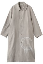 【プレインピープル/PLAIN PEOPLE】のビッグロゴリネンコート 人気、トレンドファッション・服の通販 founy(ファニー) ファッション Fashion レディースファッション Fashion for Women アウター Coat / Outerwear Collection コート・ロングコート・ピーコート Long Coats, Peacoats & More おすすめ Recommended / Our Picks スリーブ Sleeve, Long Sleeve / Short Sleeve プリント Print, Printed Pattern リネン Linen, Linen Fabric ロング Long, Long-Length thumbnail ベージュ|ID: prp329100004859534 ipo3291000000036782076