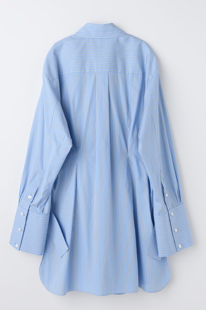 【エンフォルド/ENFOLD】の【2/18 12:00販売開始】RECONSTRUCTION SHIRT 人気、トレンドファッション・服の通販 founy(ファニー) 　ファッション　Fashion　レディースファッション　Fashion for Women　トップス・カットソー　Cut & Sew Tops　シャツ・ブラウス・オフィスカジュアル　Elegant Blouses & Button-Ups　おすすめ　Recommended / Our Picks　シェイプ　Shape, Slim Fit　ストレート　Straight, Straight Cut　スリーブ　Sleeve, Long Sleeve / Short Sleeve　ブロード　Broadcloth, Fine Cotton　ロング　Long, Long-Length　新作・新入荷　New Arrivals / New In　other-2|ID: prp329100004859536 ipo3291000000035952551