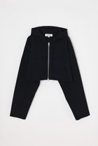 【エンフォルド/ENFOLD】のKNIT HOODIE ブラック|ID: prp329100004859539 ipo3291000000035952567