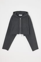 【エンフォルド/ENFOLD】のKNIT HOODIE チャコールグレー|ID: prp329100004859539 ipo3291000000035952569