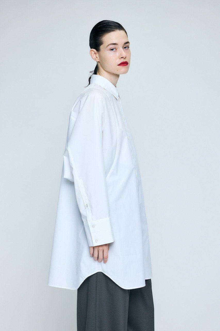 【エンフォルド/ENFOLD】の【2/18 12:00販売開始】SHAPE LONG-SHIRT 人気、トレンドファッション・服の通販 founy(ファニー) ファッション Fashion レディースファッション Fashion for Women トップス・カットソー Cut & Sew Tops シャツ・ブラウス・オフィスカジュアル Elegant Blouses & Button-Ups シェイプ Shape, Slim Fit ショルダー Shoulder, Shoulder Strap スリーブ Sleeve, Long Sleeve / Short Sleeve リラックス Relax, Relaxed Fit ルーズ Loose, Oversized ロング Long, Long-Length ワイド Wide, Wide Fit 新作・新入荷 New Arrivals / New In other-6|ID: prp329100004859541 ipo3291000000035952588