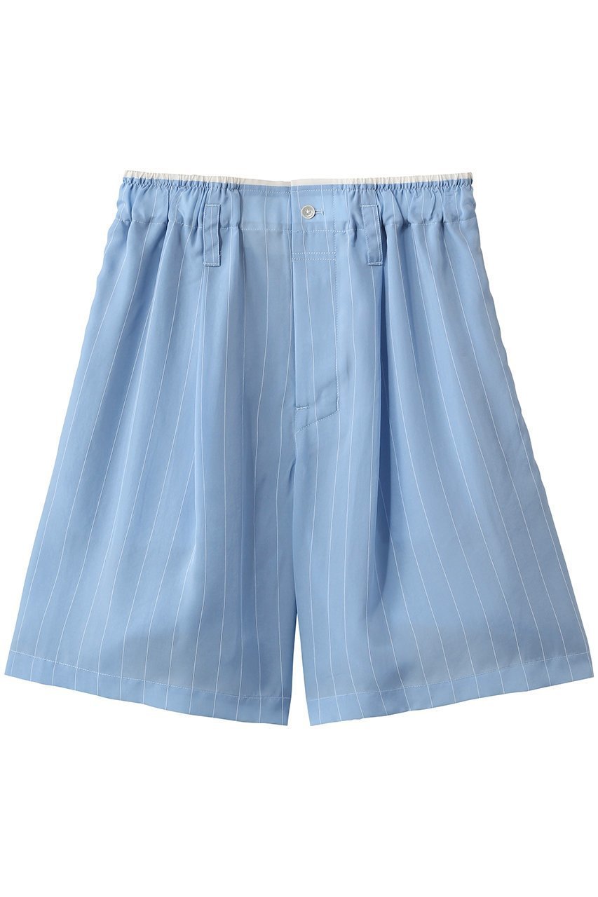 【マルティニーク/martinique】の【CURRENTAGE】タイプライターショートパンツ インテリア・キッズ・メンズ・レディースファッション・服の通販 founy(ファニー) 　ファッション　Fashion　レディースファッション　Fashion for Women　パンツ　Pants & Trousers　ショートパンツ・ハーフパンツ　High-Waisted & Relaxed Shorts　2026年　2026　ショート　Short, Short Length　タイプライター　Typewriter Fabric, Crisp Cotton　リュクス　Luxury, Elegant, High-End, Chic　夏　Summer　春　Spring　S/S・春夏　SS, Spring/Summer, Warm Season　ブルー|ID: prp329100004859547 ipo3291000000035952630