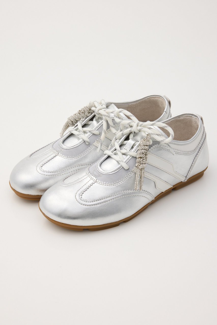 【スタッカート/STACCATO】のオブリークトゥチャームコンビスニーカー インテリア・キッズ・メンズ・レディースファッション・服の通販 founy(ファニー) ファッション Fashion レディースファッション Fashion for Women 2026年 2026 コンビ Combo, Combination Style ストーン Stone, Gem-Like スニーカー Sneakers, Trainers チャーム Charm, Pendant ツイスト Tweed, Tweed Fabric トレンド Trend, Trending Now フォルム Silhouette, Form 夏 Summer 春 Spring S/S・春夏 SS, Spring/Summer, Warm Season 柄シルバー|ID: prp329100004859558 ipo3291000000035952745