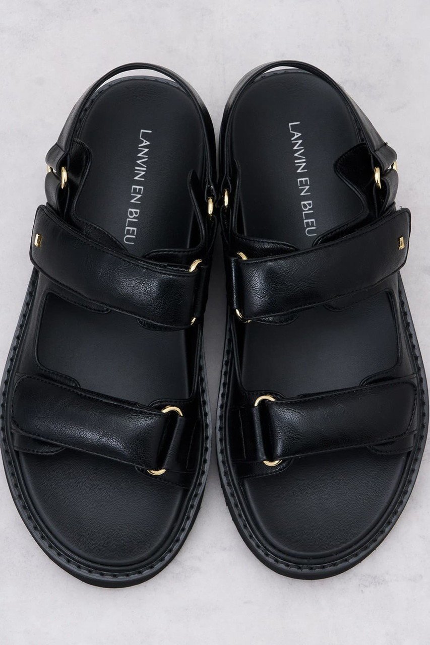 【ランバン オン ブルー/LANVIN en Bleu】のパデットフラットサンダル 人気、トレンドファッション・服の通販 founy(ファニー) 　ファッション　Fashion　レディースファッション　Fashion for Women　2026年　2026　サンダル　Sandals, Summer Shoes　ダブル　Double, Double-Breasted　チャーム　Charm, Pendant　フィット　Fit, Slim Fit　ラップ　Wrap, Wrap Design　エレガント 上品　Elegant　夏　Summer　春　Spring　S/S・春夏　SS, Spring/Summer, Warm Season　other-4|ID: prp329100004859581 ipo3291000000035955355