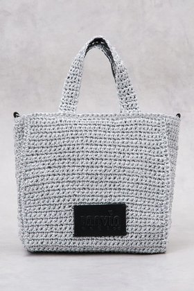 【ランバン オン ブルー/LANVIN en Bleu】のメタリック編み込みトートバッグ 人気、トレンドファッション・服の通販 founy(ファニー) ファッション Fashion レディースファッション Fashion for Women バッグ Bags 2026年 2026 スマート Smart, Elegant フェイクレザー Faux Leather, PU Leather ポケット Pocket, Pocket Detail メタリック Metallic, Shiny Finish 夏 Summer 手編み Hand-Knitted, Handmade Knit 春 Spring S/S・春夏 SS, Spring/Summer, Warm Season 財布 Wallet, Purse |ID:prp329100004859583