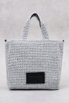 【ランバン オン ブルー/LANVIN en Bleu】のメタリック編み込みトートバッグ シルバー|ID: prp329100004859583 ipo3291000000035955368