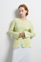 【ランバン オン ブルー/LANVIN en Bleu】のリブカフスカーディガン 人気、トレンドファッション・服の通販 founy(ファニー) ファッション Fashion レディースファッション Fashion for Women トップス・カットソー Cut & Sew Tops ニット Knit Tops & Sweaters カーディガン・羽織り Layered Style Cardigans 2026年 2026 カフス Cuff Design カーディガン Cardigan, Knitwear バランス Balance, Style Balance ファブリック Fabric, Textile フロント Front, Front Design ボトム Bottoms, Lower Wear モチーフ Motif, Design Theme ランダム Random, Irregular 夏 Summer 春 Spring S/S・春夏 SS, Spring/Summer, Warm Season |ID:prp329100004859585