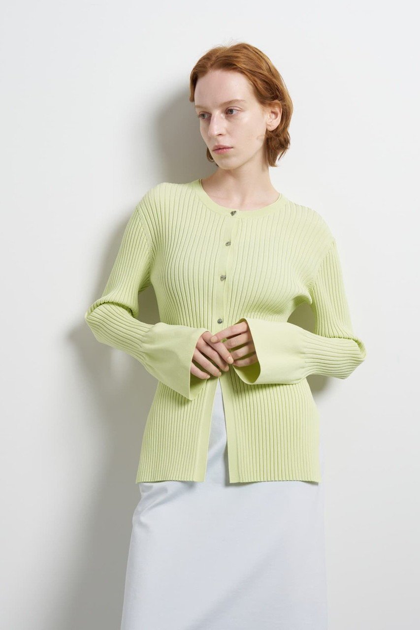 【ランバン オン ブルー/LANVIN en Bleu】のリブカフスカーディガン 人気、トレンドファッション・服の通販 founy(ファニー) 　ファッション　Fashion　レディースファッション　Fashion for Women　トップス・カットソー　Cut & Sew Tops　ニット　Knit Tops & Sweaters　カーディガン・羽織り　Layered Style Cardigans　2026年　2026　カフス　Cuff Design　カーディガン　Cardigan, Knitwear　バランス　Balance, Style Balance　ファブリック　Fabric, Textile　フロント　Front, Front Design　ボトム　Bottoms, Lower Wear　モチーフ　Motif, Design Theme　ランダム　Random, Irregular　夏　Summer　春　Spring　S/S・春夏　SS, Spring/Summer, Warm Season　 other-1|ID: prp329100004859585 ipo3291000000035955400