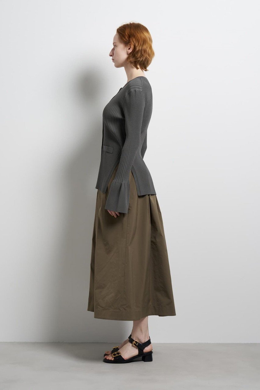 【ランバン オン ブルー/LANVIN en Bleu】のリブカフスカーディガン 人気、トレンドファッション・服の通販 founy(ファニー) 　ファッション　Fashion　レディースファッション　Fashion for Women　トップス・カットソー　Cut & Sew Tops　ニット　Knit Tops & Sweaters　カーディガン・羽織り　Layered Style Cardigans　2026年　2026　カフス　Cuff Design　カーディガン　Cardigan, Knitwear　バランス　Balance, Style Balance　ファブリック　Fabric, Textile　フロント　Front, Front Design　ボトム　Bottoms, Lower Wear　モチーフ　Motif, Design Theme　ランダム　Random, Irregular　夏　Summer　春　Spring　S/S・春夏　SS, Spring/Summer, Warm Season　other-5|ID: prp329100004859585 ipo3291000000035955407