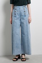 【ランバン オン ブルー/LANVIN en Bleu】のLee×LANVIN en Bleuデニムマリンパンツ サックス|ID: prp329100004859588 ipo3291000000036231974