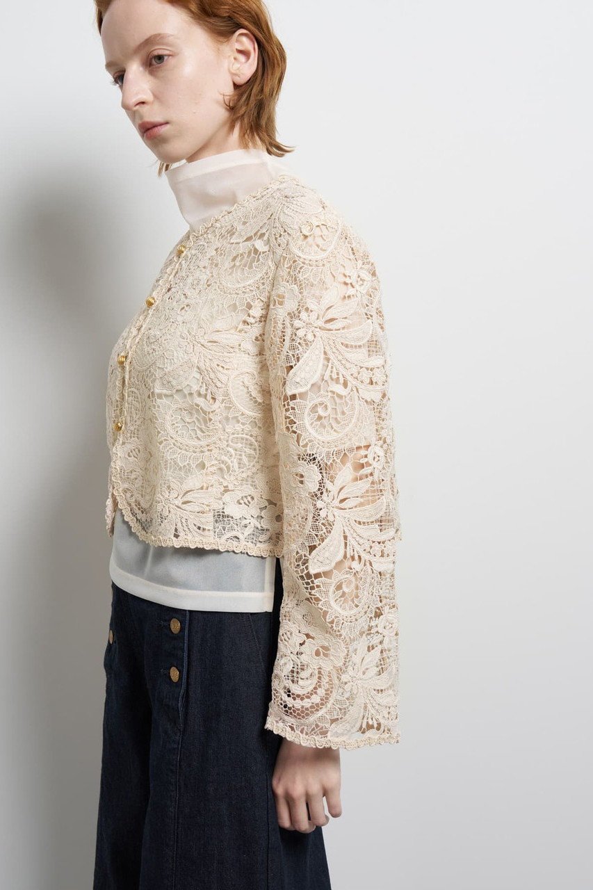 【ランバン オン ブルー/LANVIN en Bleu】のペイズリーコードレースジャケット 人気、トレンドファッション・服の通販 founy(ファニー) ファッション Fashion レディースファッション Fashion for Women アウター Coat / Outerwear Collection レディースジャケット・軽アウター Jackets 2026年 2026 エレガント 上品 Elegant クラシカル Classical, Vintage-Inspired ケミカル Chemical, Chemical Wash コンパクト Compact, Small Size ジャケット Jacket, Outerwear ペイズリー Paisley, Ethnic Pattern マーガレット Marguerite, Daisy Pattern モチーフ Motif, Design Theme レース Lace, Lace Fabric 夏 Summer 春 Spring S/S・春夏 SS, Spring/Summer, Warm Season 軽量 Lightweight, Ultra Light other-2|ID: prp329100004859590 ipo3291000000035955454