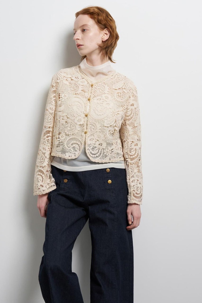 【ランバン オン ブルー/LANVIN en Bleu】のペイズリーコードレースジャケット 人気、トレンドファッション・服の通販 founy(ファニー) ファッション Fashion レディースファッション Fashion for Women アウター Coat / Outerwear Collection レディースジャケット・軽アウター Jackets 2026年 2026 エレガント 上品 Elegant クラシカル Classical, Vintage-Inspired ケミカル Chemical, Chemical Wash コンパクト Compact, Small Size ジャケット Jacket, Outerwear ペイズリー Paisley, Ethnic Pattern マーガレット Marguerite, Daisy Pattern モチーフ Motif, Design Theme レース Lace, Lace Fabric 夏 Summer 春 Spring S/S・春夏 SS, Spring/Summer, Warm Season 軽量 Lightweight, Ultra Light other-8|ID: prp329100004859590 ipo3291000000035955460