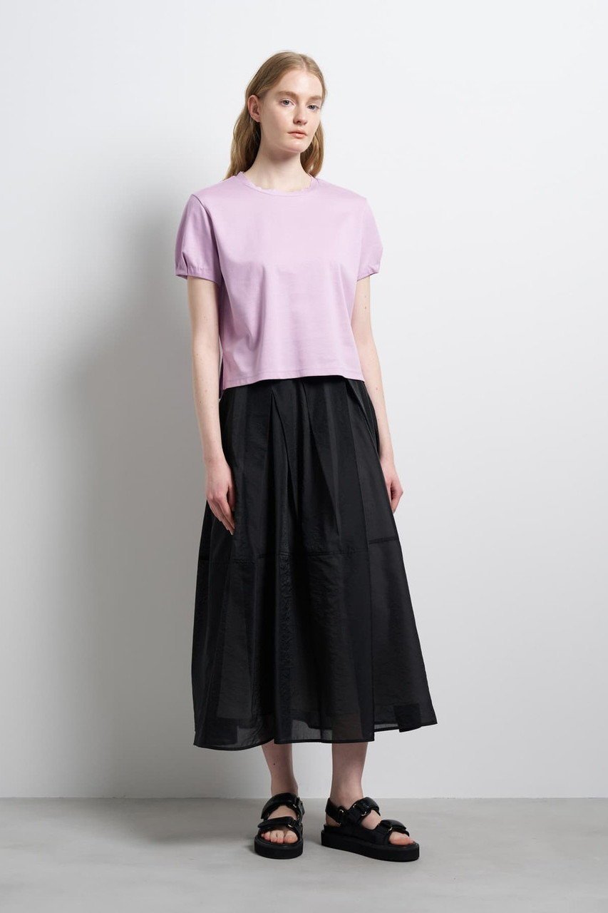 【ランバン オン ブルー/LANVIN en Bleu】のタックスリーブカットソー 人気、トレンドファッション・服の通販 founy(ファニー) ファッション Fashion レディースファッション Fashion for Women トップス・カットソー Cut & Sew Tops シャツ・ブラウス・オフィスカジュアル Elegant Blouses & Button-Ups ロングTシャツ・Tシャツ Longline T-Shirts & Tees カットソー・ベーシックTシャツ Cut-and-Sewn Tops / Stretch Tees & Basics 2026年 2026 ショート Short, Short Length シルケット Silket, Silky Cotton スリーブ Sleeve, Long Sleeve / Short Sleeve ファブリック Fabric, Textile フォルム Silhouette, Form ボーダー Border, Stripe 夏 Summer 定番 Standard, Basic Item 春 Spring S/S・春夏 SS, Spring/Summer, Warm Season ビジネス 仕事 通勤 Business / Work / Commuting other-8|ID: prp329100004859595 ipo3291000000035956218