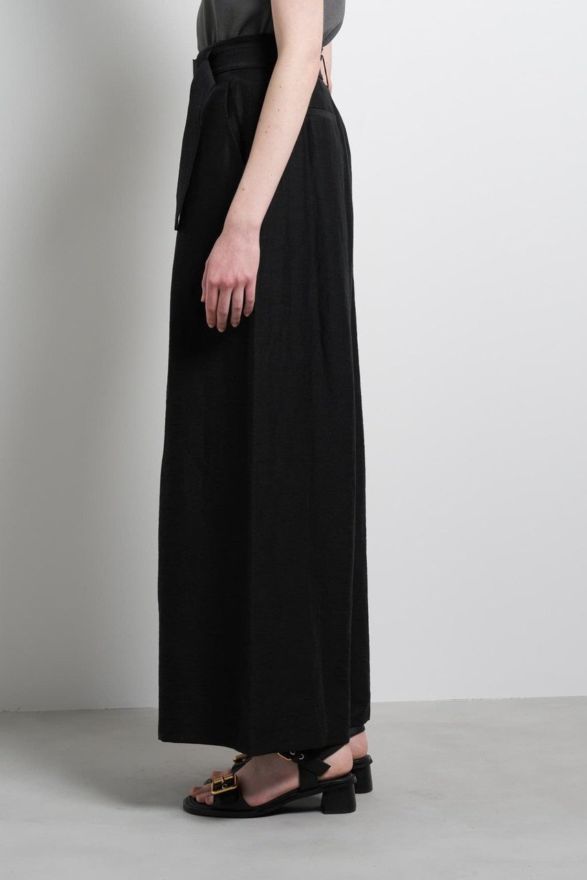 【ランバン オン ブルー/LANVIN en Bleu】のベルト付きリネンワイドタックパンツ 人気、トレンドファッション・服の通販 founy(ファニー) 　ファッション　Fashion　レディースファッション　Fashion for Women　パンツ　Pants & Trousers　ベルト&ウエストマーク　Belts & Waist Accessories　2026年　2026　ランダム　Random, Irregular　リネン　Linen, Linen Fabric　夏　Summer　春　Spring　S/S・春夏　SS, Spring/Summer, Warm Season　other-2|ID: prp329100004859597 ipo3291000000035956233