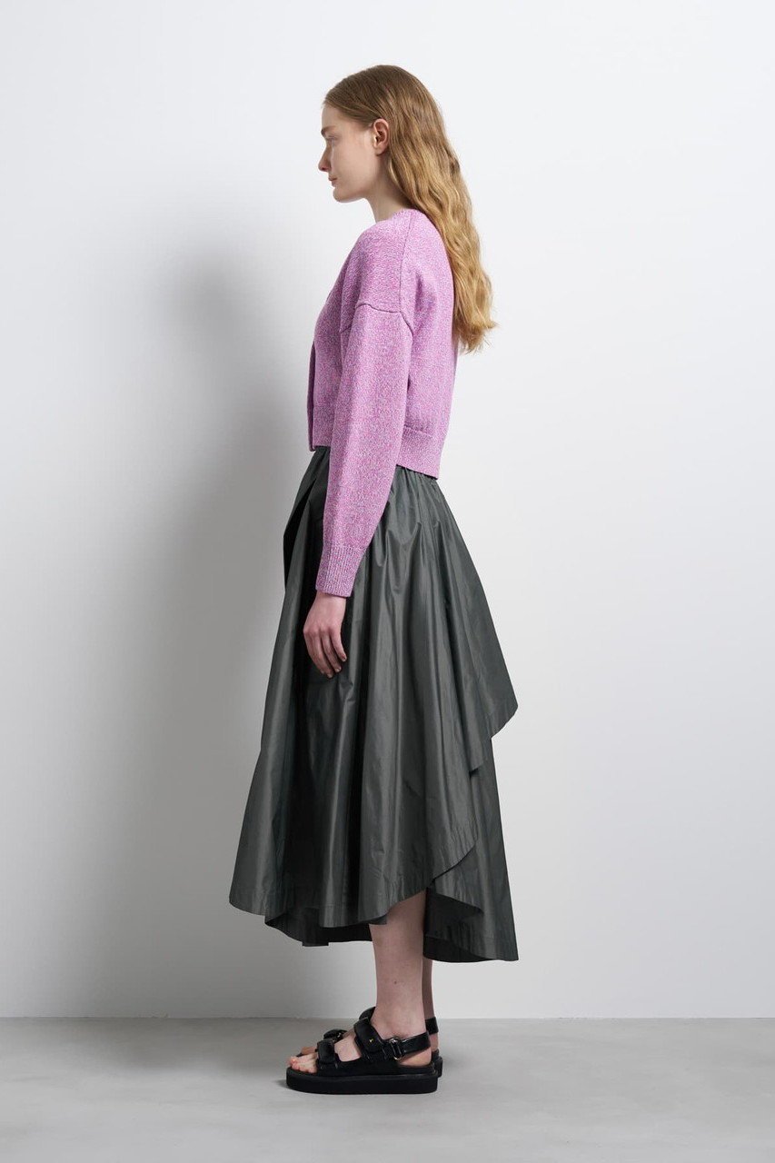 【ランバン オン ブルー/LANVIN en Bleu】のメランジニットカーディガン 人気、トレンドファッション・服の通販 founy(ファニー) 　ファッション　Fashion　レディースファッション　Fashion for Women　トップス・カットソー　Cut & Sew Tops　ニット　Knit Tops & Sweaters　カーディガン・羽織り　Layered Style Cardigans　2026年　2026　カーディガン　Cardigan, Knitwear　バランス　Balance, Style Balance　ファブリック　Fabric, Textile　ペーパー　Paper, Kraft Paper　ボトム　Bottoms, Lower Wear　ワイド　Wide, Wide Fit　夏　Summer　春　Spring　S/S・春夏　SS, Spring/Summer, Warm Season　other-6|ID: prp329100004859601 ipo3291000000035956281